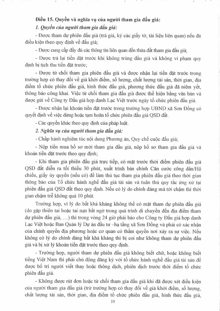 Thông báo đấu giá quyền sử dụng đất ở đối với 25 thửa đất trên địa bàn Tiền Yên - xứ đồng Lòng Khúc, xã Sơn Đồng, thành phố Hà Nội- Ảnh 34.