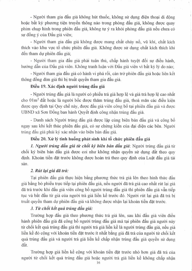 Thông báo đấu giá quyền sử dụng đất ở đối với 25 thửa đất trên địa bàn Tiền Yên - xứ đồng Lòng Khúc, xã Sơn Đồng, thành phố Hà Nội- Ảnh 40.