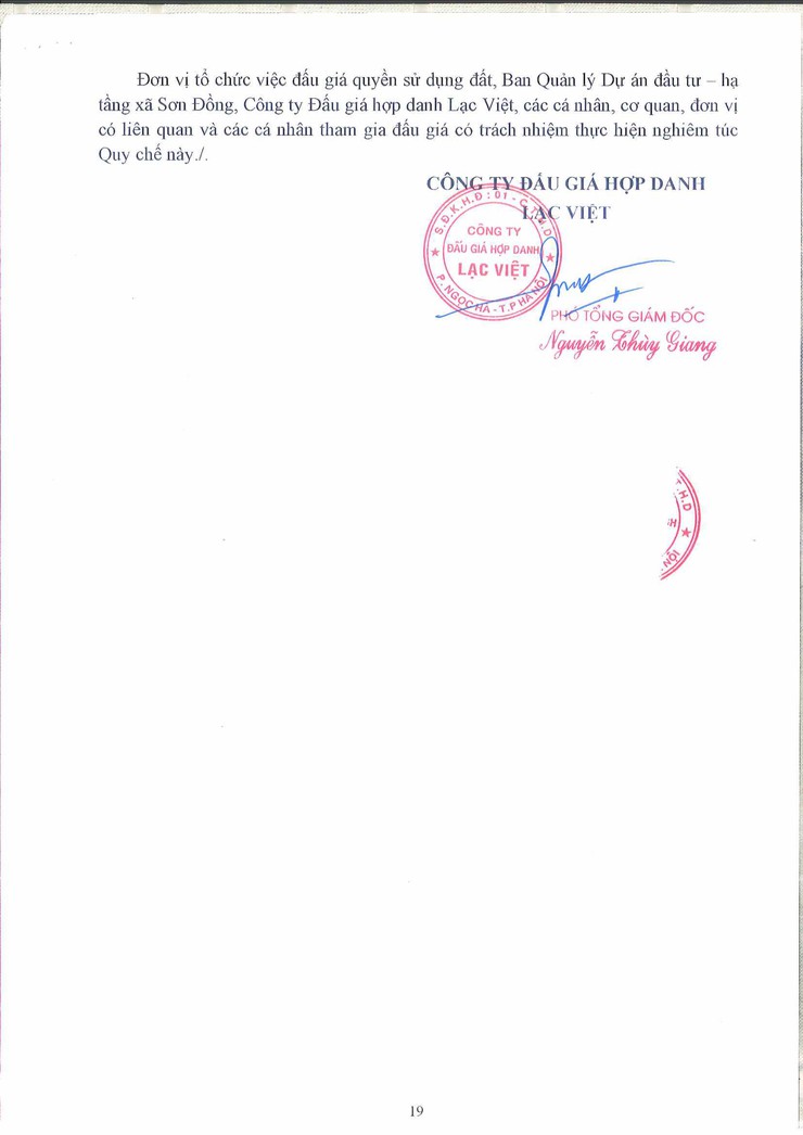 Thông báo đấu giá quyền sử dụng đất ở đối với 25 thửa đất trên địa bàn Tiền Yên - xứ đồng Lòng Khúc, xã Sơn Đồng, thành phố Hà Nội- Ảnh 43.