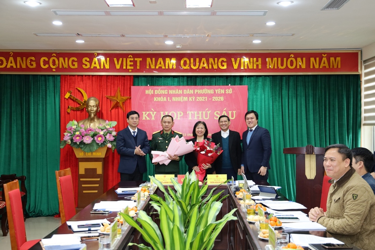 Kỳ họp thứ Sáu, HĐND phường Yên Sở thông qua nhiều nội dung quan trọng- Ảnh 2.