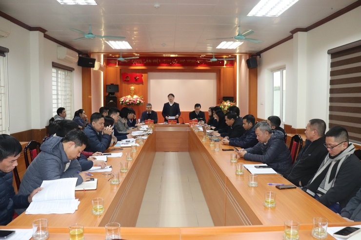 Thường trực Đảng ủy xã Thuận An làm việc với Phòng Kinh tế- Ảnh 1.