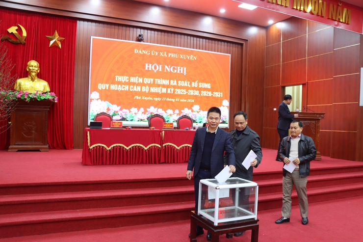 PHÚ XUYÊN RÀ SOÁT, BỔ SUNG QUY HOẠCH CÁN BỘ LÃNH ĐẠO, QUẢN LÝ NHIỆM KỲ 2025–2030, 2026–2031- Ảnh 4.