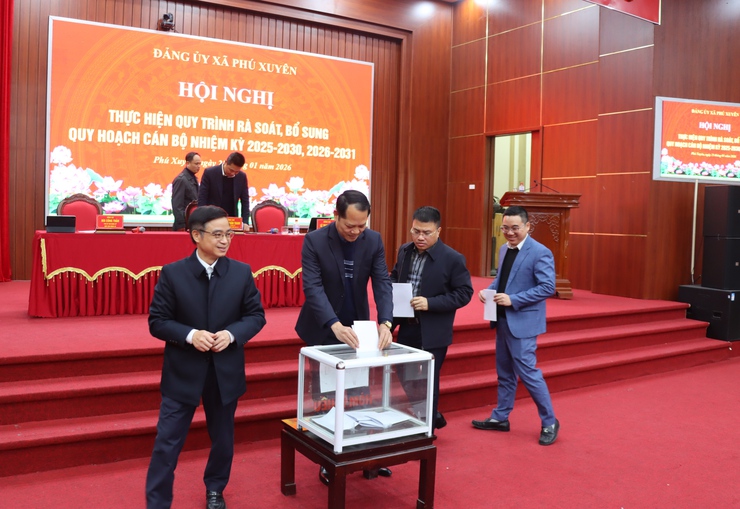 PHÚ XUYÊN RÀ SOÁT, BỔ SUNG QUY HOẠCH CÁN BỘ LÃNH ĐẠO, QUẢN LÝ NHIỆM KỲ 2025–2030, 2026–2031- Ảnh 5.