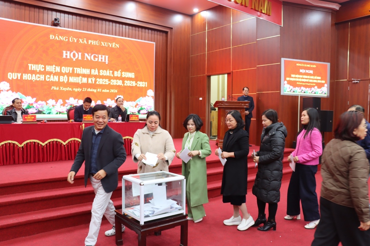 PHÚ XUYÊN RÀ SOÁT, BỔ SUNG QUY HOẠCH CÁN BỘ LÃNH ĐẠO, QUẢN LÝ NHIỆM KỲ 2025–2030, 2026–2031- Ảnh 7.