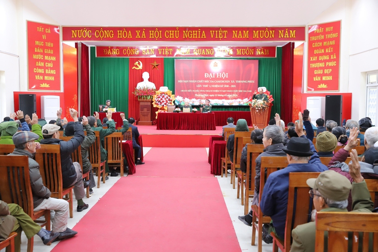 Xã Thượng Phúc tổ chức thành công đại hội hội nạn nhân chất độc da cam/dioxin khóa I, nhiệm kỳ 2025 – 2030- Ảnh 3.