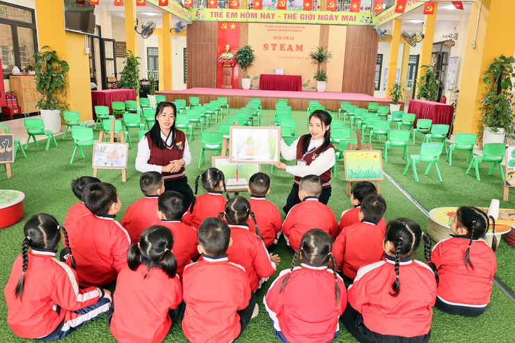 

Trường Mầm non Quảng Bị tổ chức chuyên đề “Phát triển chương trình giáo dục nhà trường đi sâu lĩnh vực giáo dục phát triển nhận thức”- Ảnh 7.