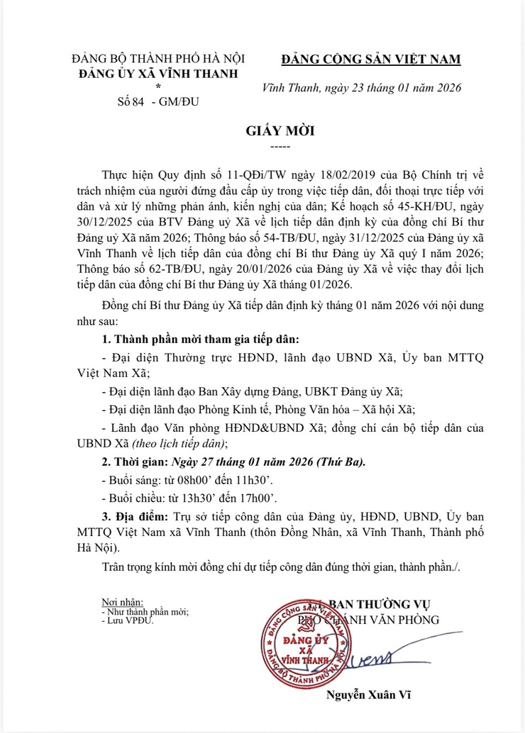 ĐẢNG UỶ XÃ VĨNH THANH- Ảnh 1.