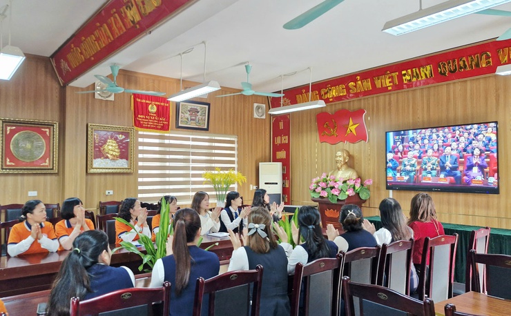 XÃ THANH TRÌ PHẤN KHỞI, TIN TƯỞNG HƯỚNG VỀ ĐẠI HỘI XIV CỦA ĐẢNG- Ảnh 3.