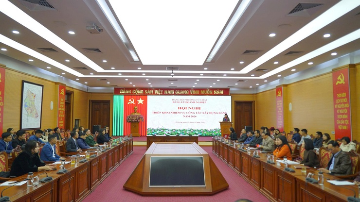 Đảng ủy Doanh nghiệp phường Từ Liêm triển khai nhiệm vụ công tác Đảng năm 2026

- Ảnh 1.