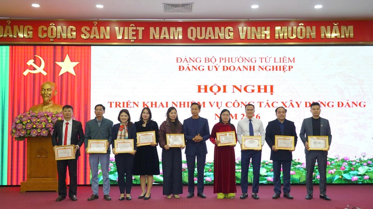 Đảng ủy Doanh nghiệp phường Từ Liêm triển khai nhiệm vụ công tác Đảng năm 2026

- Ảnh 3.
