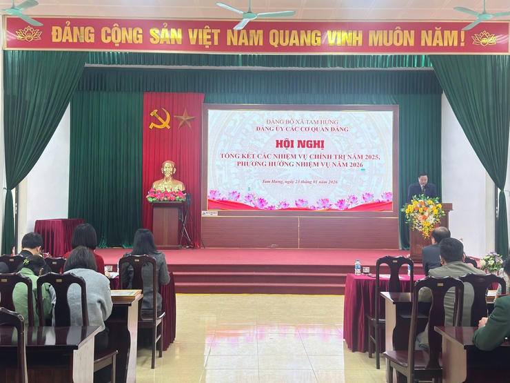 Đảng bộ các cơ quan Đảng xã Tam Hưng: Khẳng định vai trò nòng cốt trong năm bản lề 2025- Ảnh 3.