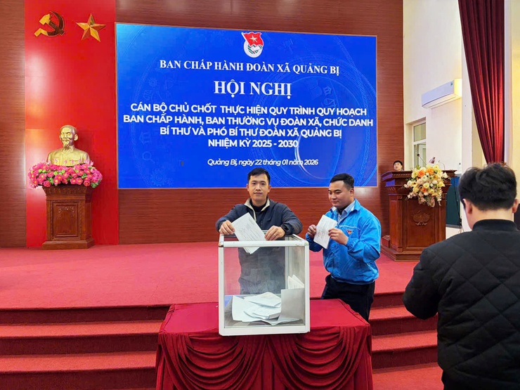 Đoàn thanh niên xã tổ chức hội nghị thực hiện quy hoạch cán bộ Đoàn xã Quảng Bị nhiệm kỳ 2025–2030- Ảnh 2.