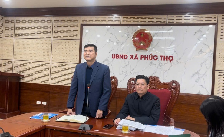 UBND xã làm việc với các Ban bầu cử ĐBQH và đại biểu HĐND xã nhiệm kỳ 2026–2031- Ảnh 2.