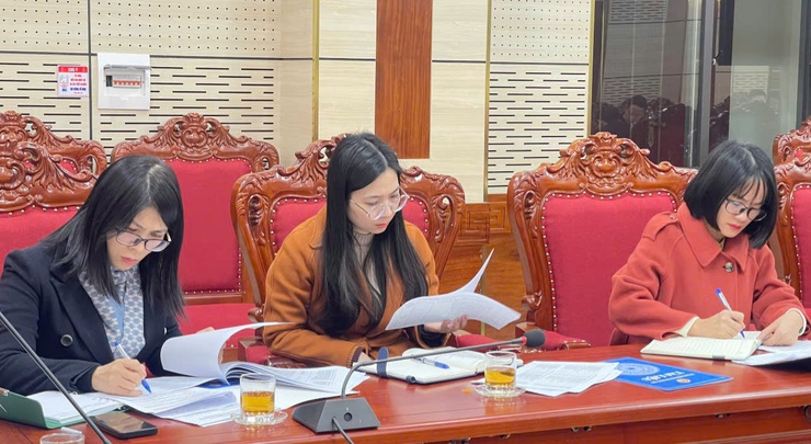 UBND xã làm việc với các Ban bầu cử ĐBQH và đại biểu HĐND xã nhiệm kỳ 2026–2031- Ảnh 7.