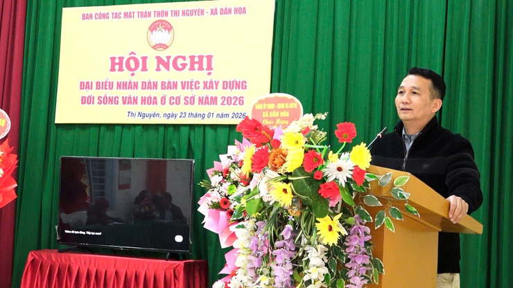 HỘI NGHỊ ĐẠI BIỂU NHÂN DÂN NĂM 2026 TẠI THÔN THỊ NGUYÊN: LAN TỎA TINH THẦN DÂN CHỦ, ĐOÀN KẾT, ĐỒNG THUẬN TRONG NHÂN DÂN- Ảnh 8.