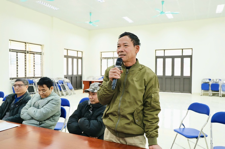 Hội nghị đối thoại với người sử dụng đất về dự thảo phương án bồi thường, hỗ trợ và tái định cư trong phạm vi dự án cải tạo, nâng cấp Quốc lộ 6 đoạn Ba La - Xuân Mai- Ảnh 3.