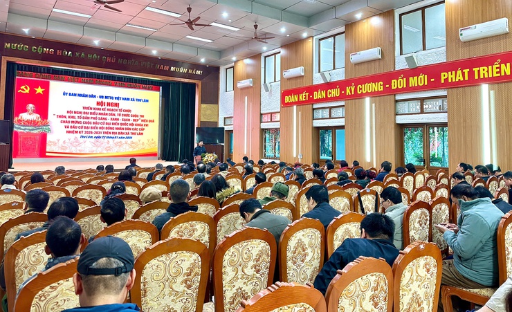 UBND – Ủy ban MTTQ Việt Nam xã Thư Lâm tổ chức Hội nghị triển khai kế hoạch tổ chức Hội nghị đại biểu Nhân dân; Tổ chức cuộc thi “Thôn, khu, tổ dân phố sáng – xanh – sạch – đẹp - Ảnh 13.