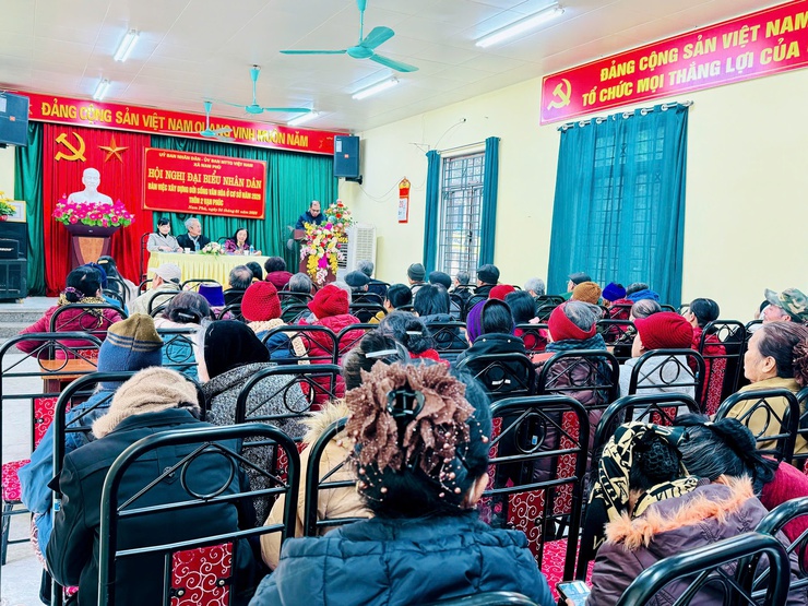 Ý Đảng hợp lòng dân – Khí thế từ Hội nghị Đại biểu Nhân dân thôn 2 Vạn Phúc- Ảnh 7.