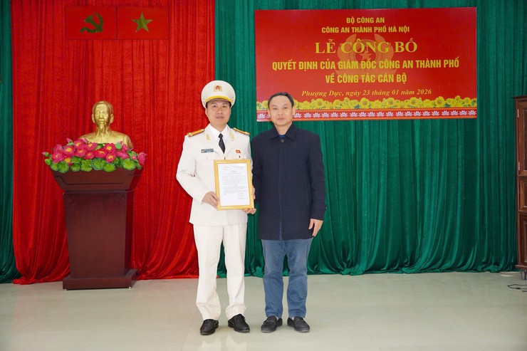 CÔNG AN THÀNH PHỐ HÀ NỘI CÔNG BỐ QUYẾT ĐỊNH VỀ CÔNG TÁC CÁN BỘ - Ảnh 1.
