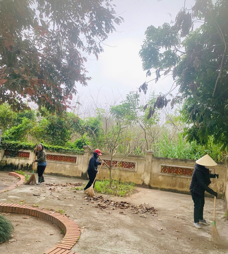 Nam Phù: Ra quân tổng vệ sinh môi trường - lan toả khí thế thi đua chào mừng thành công Đại hội XIV của Đảng- Ảnh 8.