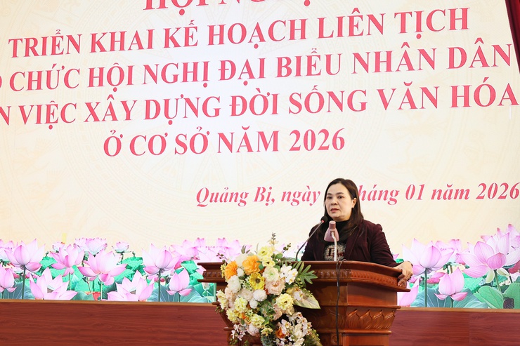 Ủy ban Mặt trận Tổ quốc Việt Nam xã Quảng Bị tổ chức Hội nghị đại biểu Nhân dân bàn về xây dựng đời sống văn hóa năm 2026- Ảnh 6.