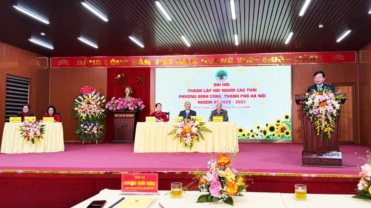 Đại hội thành lập Hội Người cao tuổi phường Định Công nhiệm kỳ 2026-2031: Dấu ấn mới, đoàn kết và phát triển- Ảnh 3.