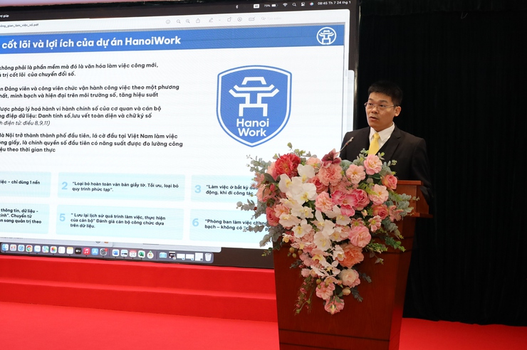 Phường Bồ Đề tập huấn không gian làm việc số "HanoiWork"- Ảnh 2.