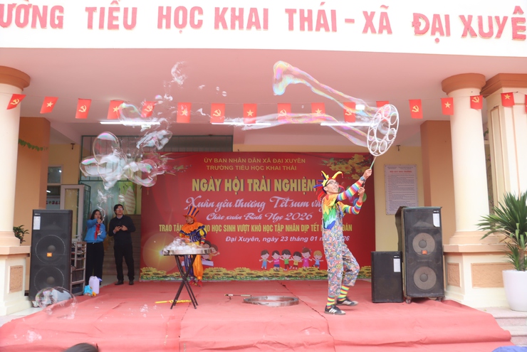 Rộn ràng ngày hội “ Xuân yêu thương – Tết sum vầy” tại trường Tiểu học Khai Thái- Ảnh 5.