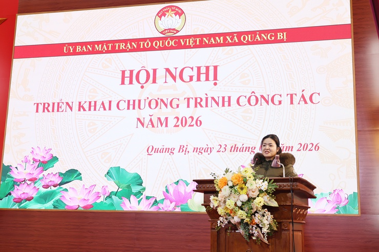 Ủy ban MTTQ Việt Nam xã Quảng Bị tổ chức hội nghị cán bộ chủ chốt thực hiện quy trình quy hoạch các chức danh Ban Thường trực nhiệm kỳ 2025 – 2030 và triển khai chương trình công tác năm 2026- Ảnh 10.