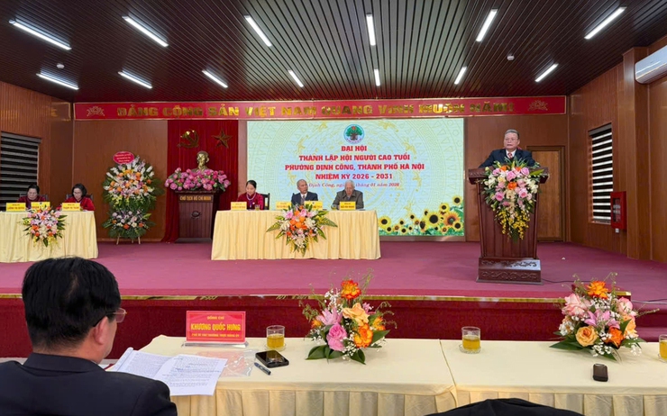 Đại hội thành lập Hội Người cao tuổi phường Định Công nhiệm kỳ 2026-2031: Dấu ấn mới, đoàn kết và phát triển- Ảnh 2.