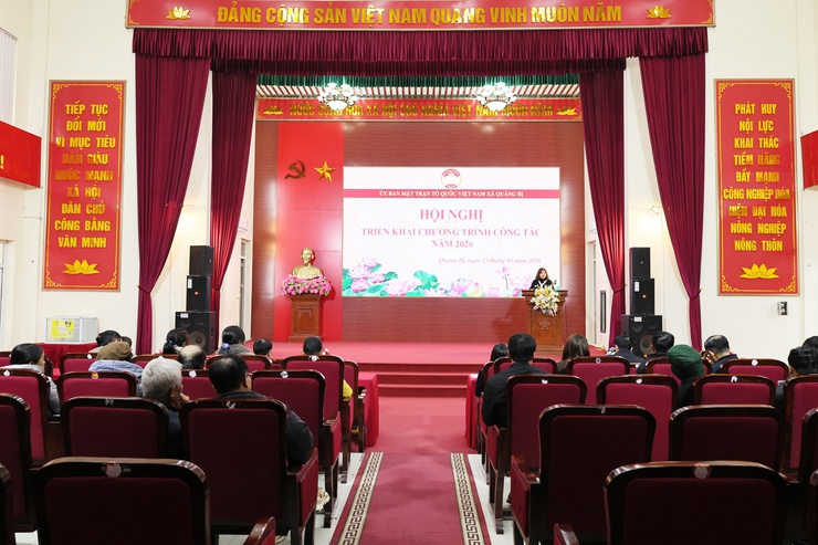 Ủy ban MTTQ Việt Nam xã Quảng Bị tổ chức hội nghị cán bộ chủ chốt thực hiện quy trình quy hoạch các chức danh Ban Thường trực nhiệm kỳ 2025 – 2030 và triển khai chương trình công tác năm 2026- Ảnh 9.