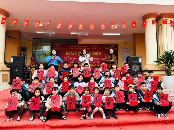 Rộn ràng ngày hội “ Xuân yêu thương – Tết sum vầy” tại trường Tiểu học Khai Thái- Ảnh 10.