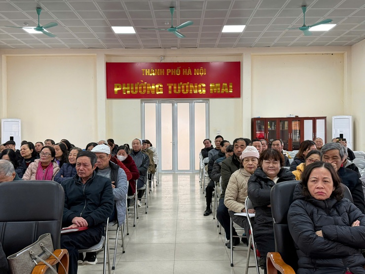 Phường Tương Mai tổ chức hội nghị giao ban với các 
Tổ dân phố tháng 01/2026
- Ảnh 8.