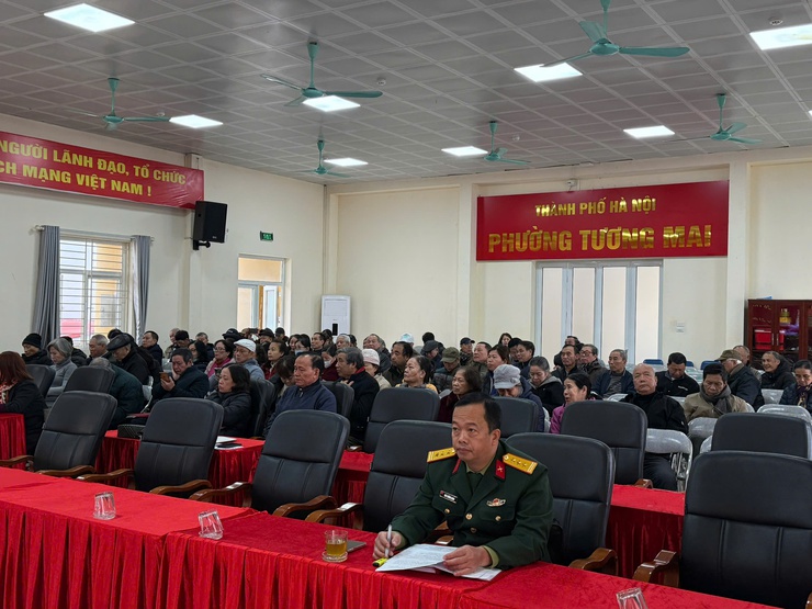 Phường Tương Mai tổ chức hội nghị giao ban với các 
Tổ dân phố tháng 01/2026
- Ảnh 4.