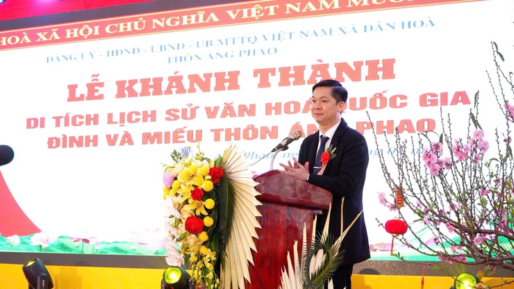 LỄ KHÁNH THÀNH ĐÌNH, MIẾU ÁNG PHAO NĂM 2026 – DẤU ẤN TÂM LINH, KẾT TINH TÂM HUYẾT CỦA ĐẢNG, CHÍNH QUYỀN VÀ NHÂN DÂN- Ảnh 7.