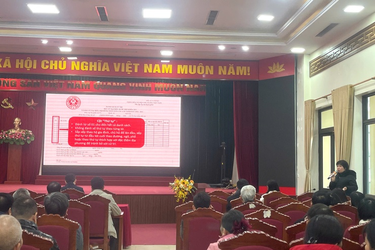 XÃ VĨNH THANH TỔ CHỨC HỘI NGHỊ TẬP HUẤN LẬP VÀ NIÊM YẾT DANH SÁCH CỬ TRI PHỤC VỤ BẦU CỬ NĂM 2026- Ảnh 8.