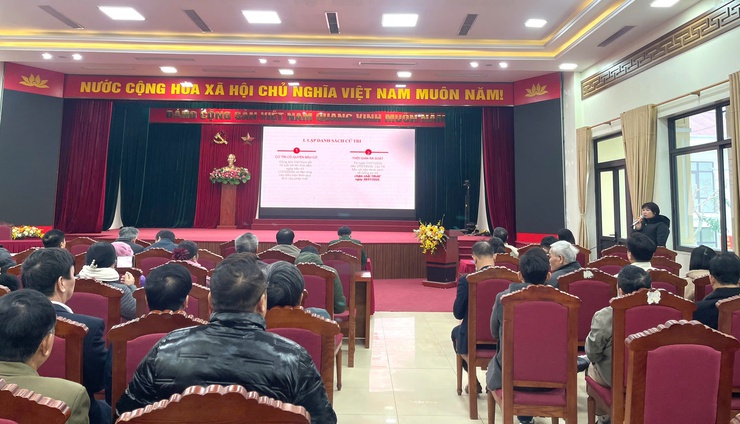 XÃ VĨNH THANH TỔ CHỨC HỘI NGHỊ TẬP HUẤN LẬP VÀ NIÊM YẾT DANH SÁCH CỬ TRI PHỤC VỤ BẦU CỬ NĂM 2026- Ảnh 10.