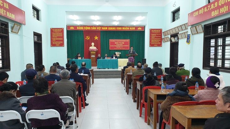 Đồng chí Lương Mạnh Sơn - Bí thư Đảng uỷ, Chủ tịch HĐND phường dự hội nghị đại biểu Nhân dân năm 2026 tại TDP 6,7,8,9 (cụm dân cư Nhân Trạch)- Ảnh 1.