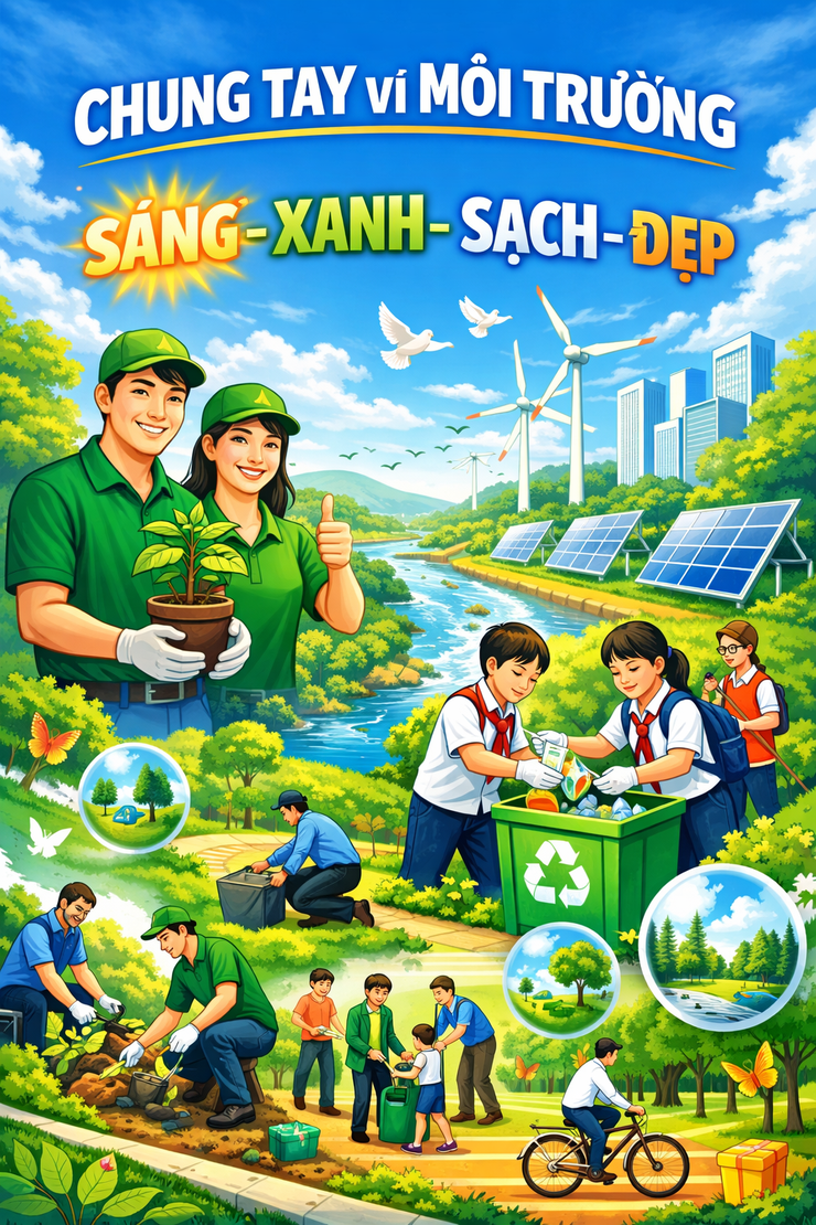 Thư ngỏ về việc chung tay vì môi trường Sáng – Xanh – Sạch – Đẹp- Ảnh 1.