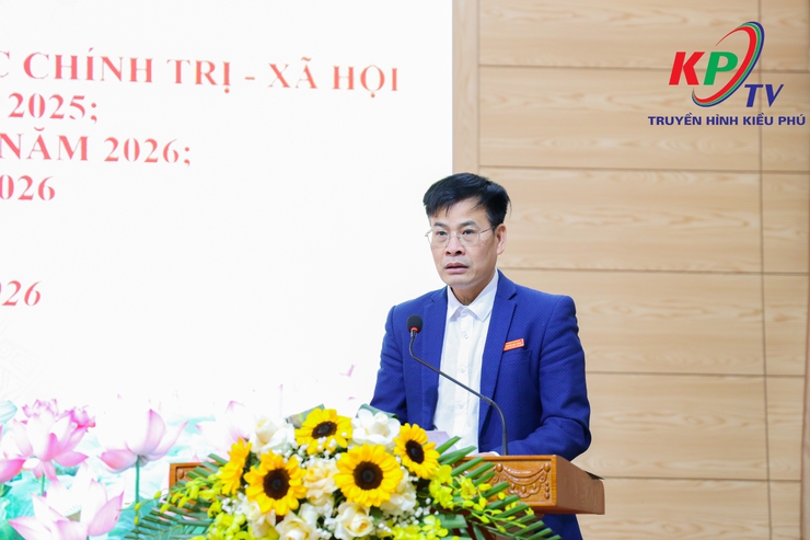 Ủy ban MTTQ Việt Nam xã Kiều Phú tổ chức Hội nghị tổng kết năm 2025, triển khai nhiệm vụ trước, trong và sau Tết Nguyên Đán Bính Ngọ năm 2026. Tổ chức Ký giao ước thi đua năm 2026.- Ảnh 3.