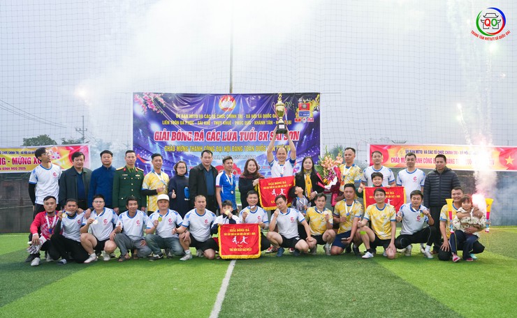 BẾ MẠC GIẢI BÓNG ĐÁ CÁC LỨA TUỔI 8X KHU VỰC SÀI SƠN NĂM 2026- Ảnh 16.