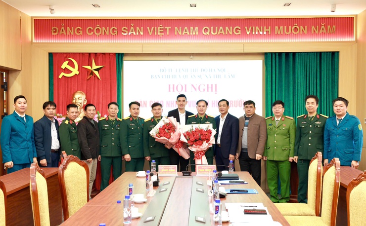 BAN CHỈ HUY QUÂN SỰ XÃ THƯ LÂM TỔ CHỨC HỘI NGHỊ BÀN GIAO NHIỆM VỤ CHỈ HUY TRƯỞNG BAN CHỈ HUY QUÂN SỰ XÃ- Ảnh 7.