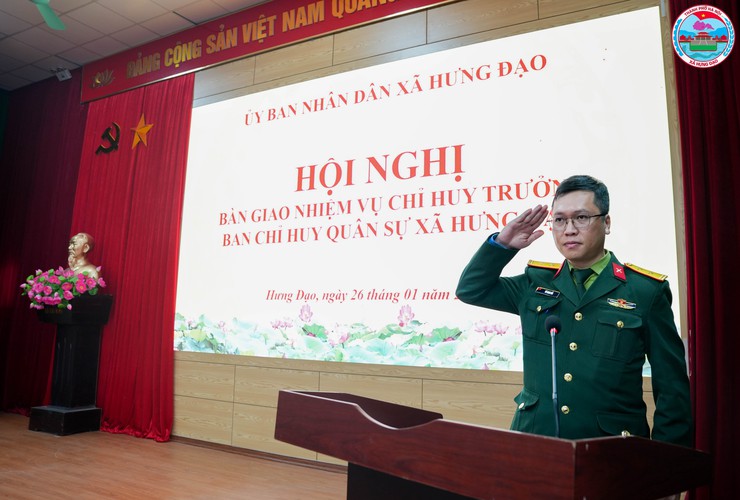 XÃ HƯNG ĐẠO TỔ CHỨC HỘI NGHỊ BÀN GIAO NHIỆM VỤ CHỈ HUY TRƯỞNG BAN CHỈ HUY QUÂN SỰ XÃ- Ảnh 3.