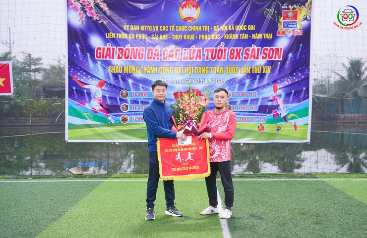 BẾ MẠC GIẢI BÓNG ĐÁ CÁC LỨA TUỔI 8X KHU VỰC SÀI SƠN NĂM 2026- Ảnh 20.