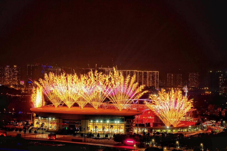 Cùng chiêm ngưỡng lại: Màn pháo hoa đặc biệt chào mừng thành công đại hội XIV của Đảng- Ảnh 5.