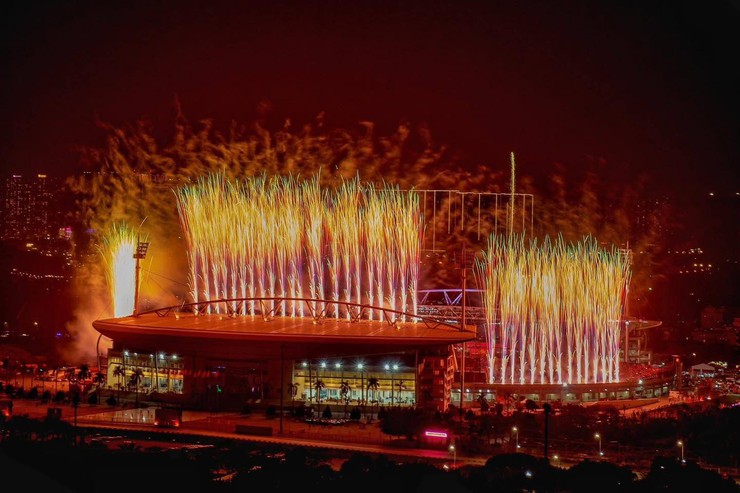 Cùng chiêm ngưỡng lại: Màn pháo hoa đặc biệt chào mừng thành công đại hội XIV của Đảng- Ảnh 4.