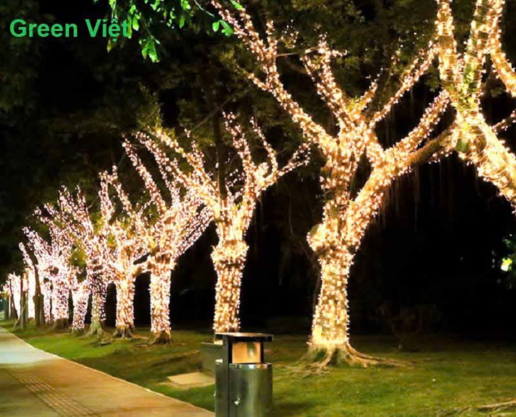 Xã Tây Phương “Thắp sáng đường quê – Lắp đặt hệ thống đèn LED trang trí”- Ảnh 2.