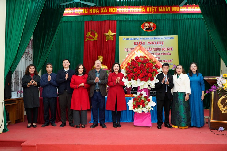 Xã Chuyên Mỹ tổ chức điểm Hội nghị đại biểu Nhân dân 2026 tại thôn Bối Khê- Ảnh 2.