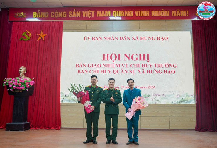 XÃ HƯNG ĐẠO TỔ CHỨC HỘI NGHỊ BÀN GIAO NHIỆM VỤ CHỈ HUY TRƯỞNG BAN CHỈ HUY QUÂN SỰ XÃ- Ảnh 6.
