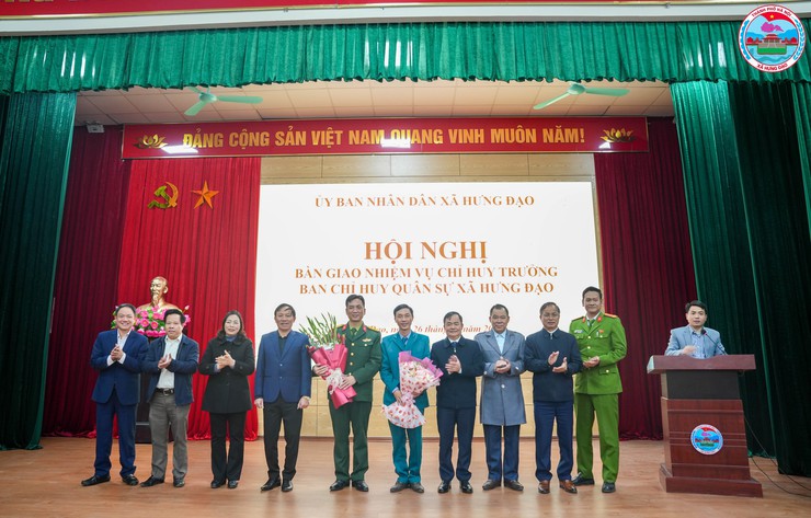 XÃ HƯNG ĐẠO TỔ CHỨC HỘI NGHỊ BÀN GIAO NHIỆM VỤ CHỈ HUY TRƯỞNG BAN CHỈ HUY QUÂN SỰ XÃ- Ảnh 7.